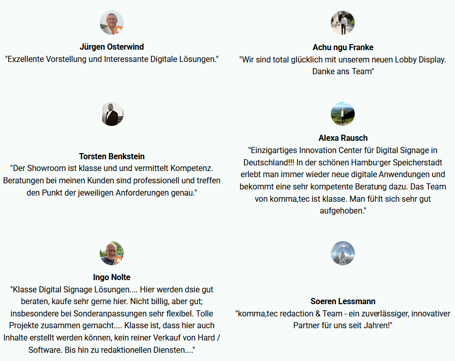 Kundenstimmen